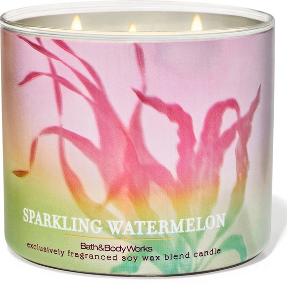 SPARKLING WATERMELON 3-Wick Candle - Picture 1 of 1